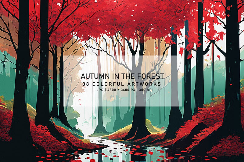 Autumn in the Forest - CraftNest - Digital Crafting and Art
