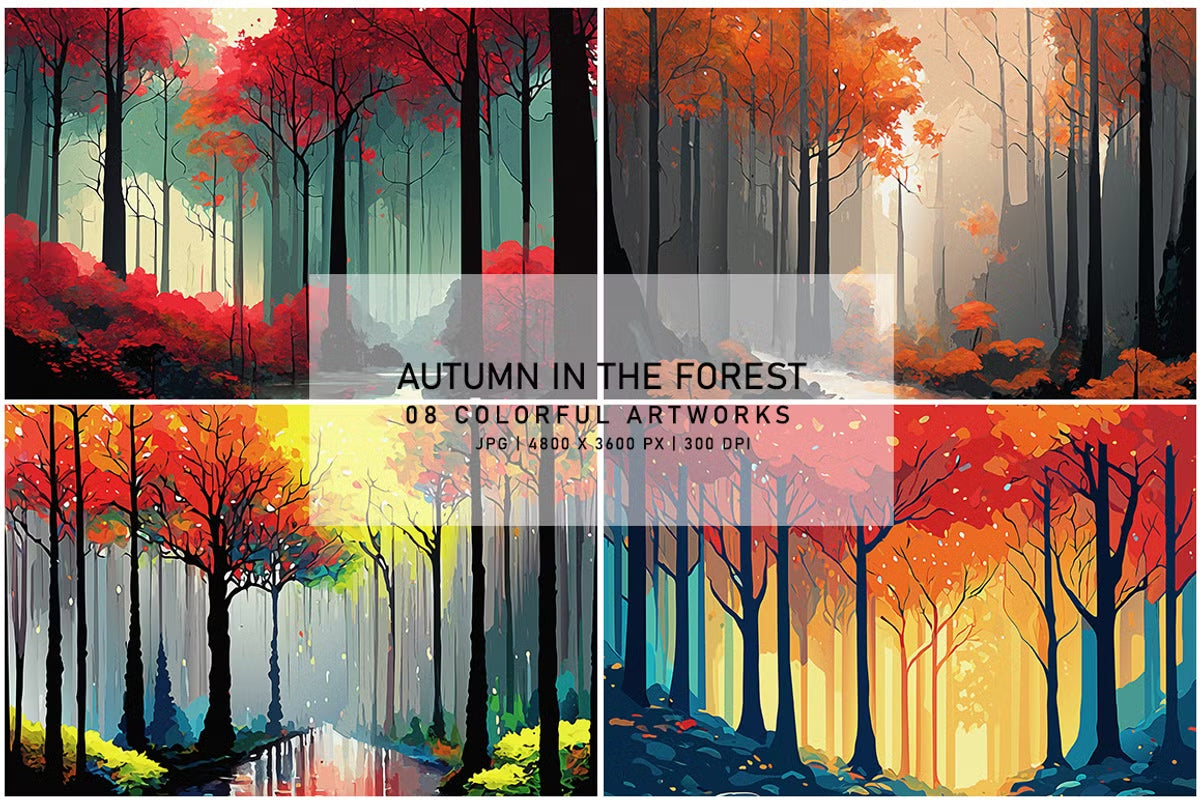 Autumn in the Forest - CraftNest - Digital Crafting and Art
