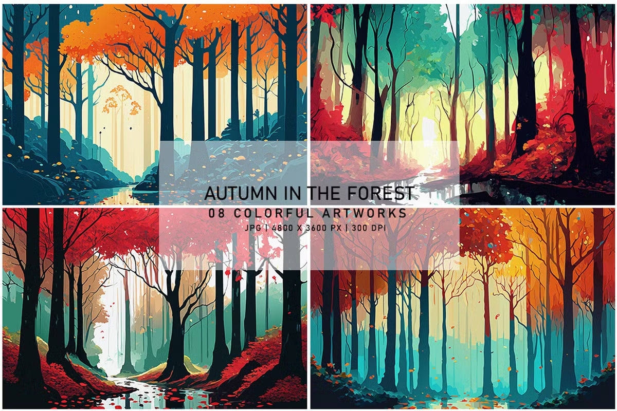 Autumn in the Forest - CraftNest - Digital Crafting and Art