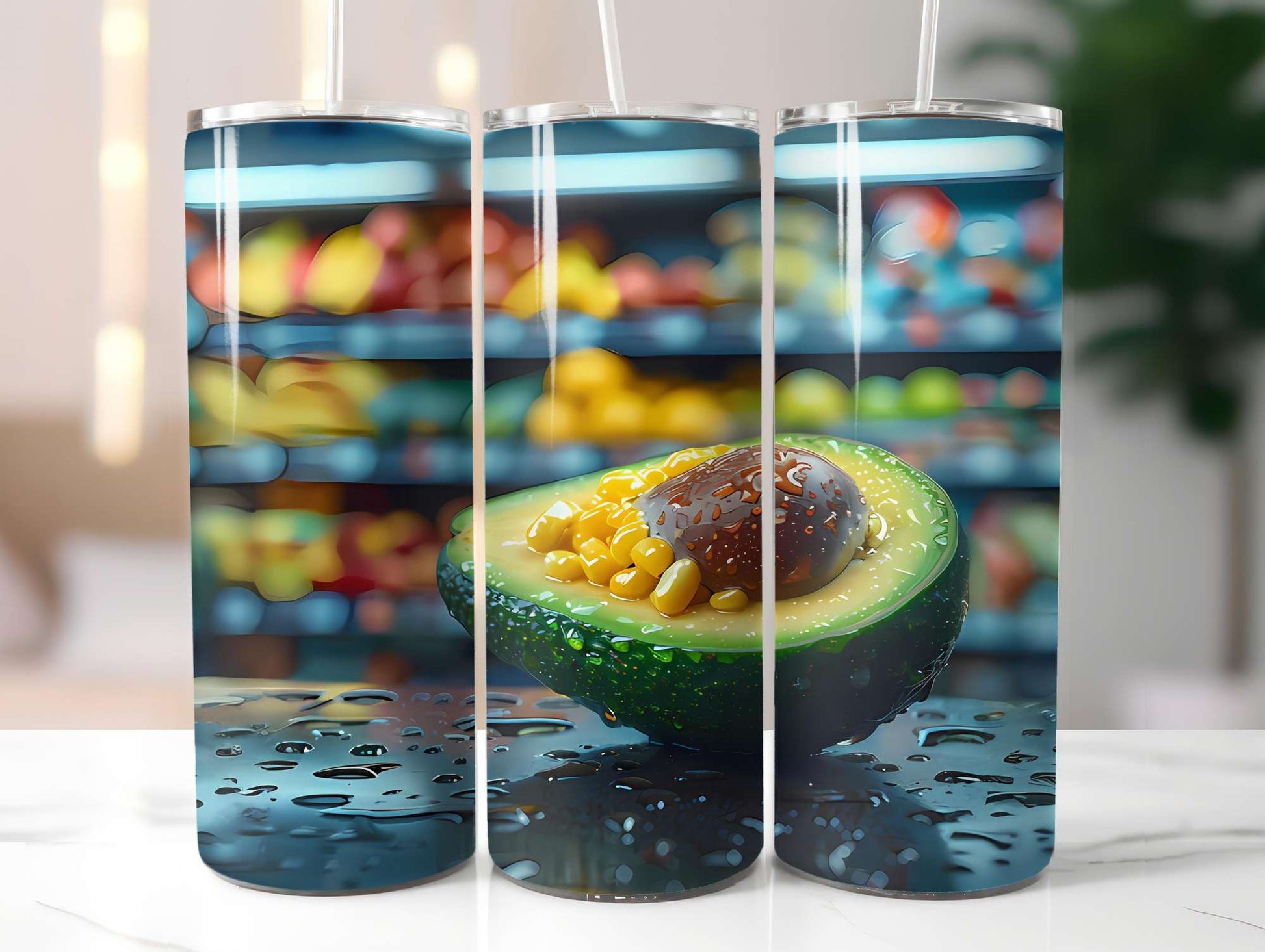 Avocado 1 Tumbler Wrap - CraftNest - Digital Crafting and Art