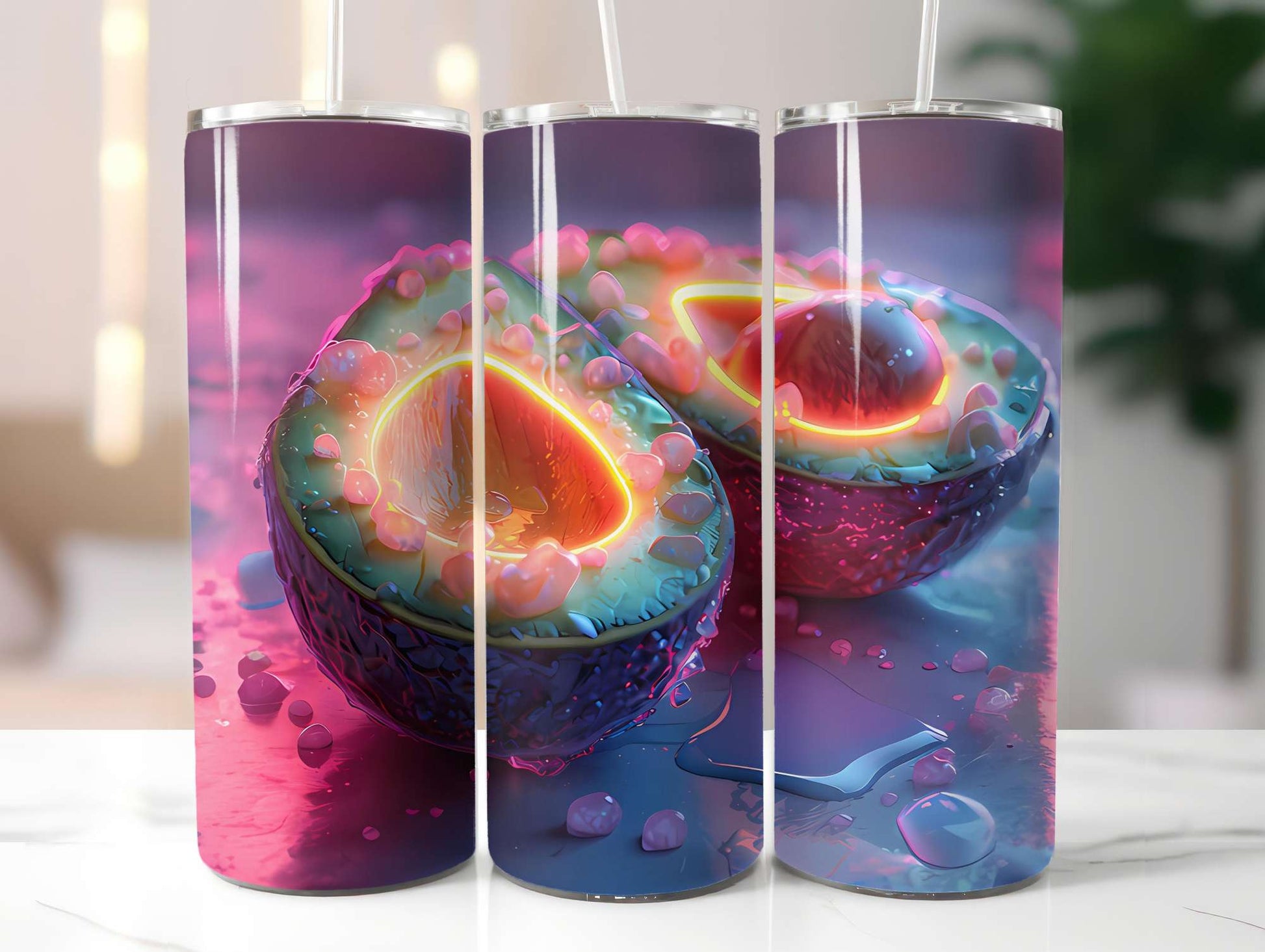 Avocado 1 Tumbler Wrap - CraftNest - Digital Crafting and Art