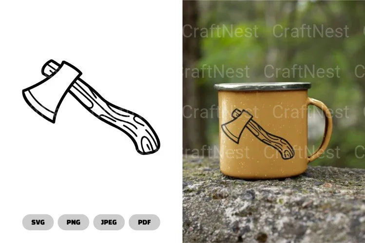 Axe Camping SVG Bundle - CraftNest - Digital Crafting and Art