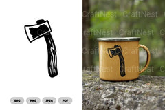 Axe Camping SVG Bundle - CraftNest - Digital Crafting and Art