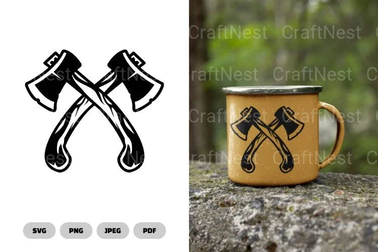 Axe Camping SVG Bundle - CraftNest - Digital Crafting and Art