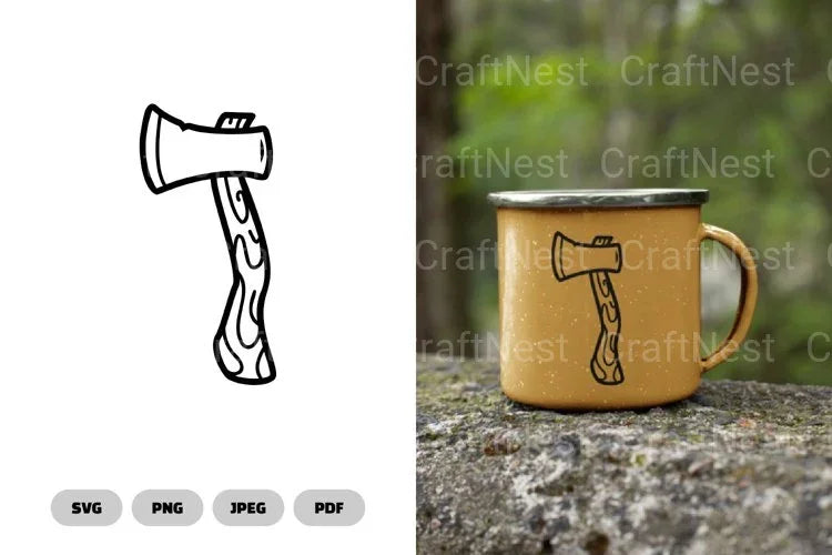 Axe Camping SVG Bundle - CraftNest - Digital Crafting and Art