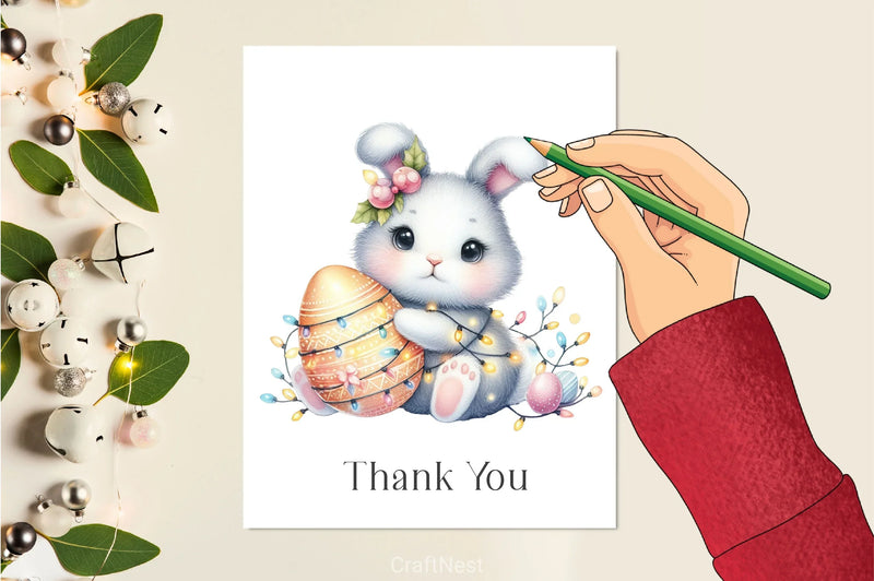 Easter Bunny Clipart Bundle 24 - CraftNest - Digital Crafting and Art