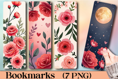 Valentine's Day Rose Bookmark Journal - CraftNest - Digital Crafting and Art