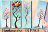 Whimsical Balloon Tree Bookmark