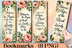 Romantic Book Lover's Bookmark Journal - CraftNest - Digital Crafting and Art