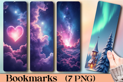 Dreamy Galaxy Bookmarks Journal - CraftNest - Digital Crafting and Art