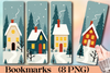 Snow Village Bookmark Junk Journal