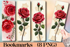 Red Rose Bookmark Journal