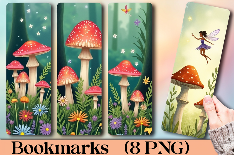 Forest Fairy Glade Bookmark Journal - CraftNest - Digital Crafting and Art