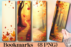 Autumn Walk Bookmarks Journal - CraftNest - Digital Crafting and Art