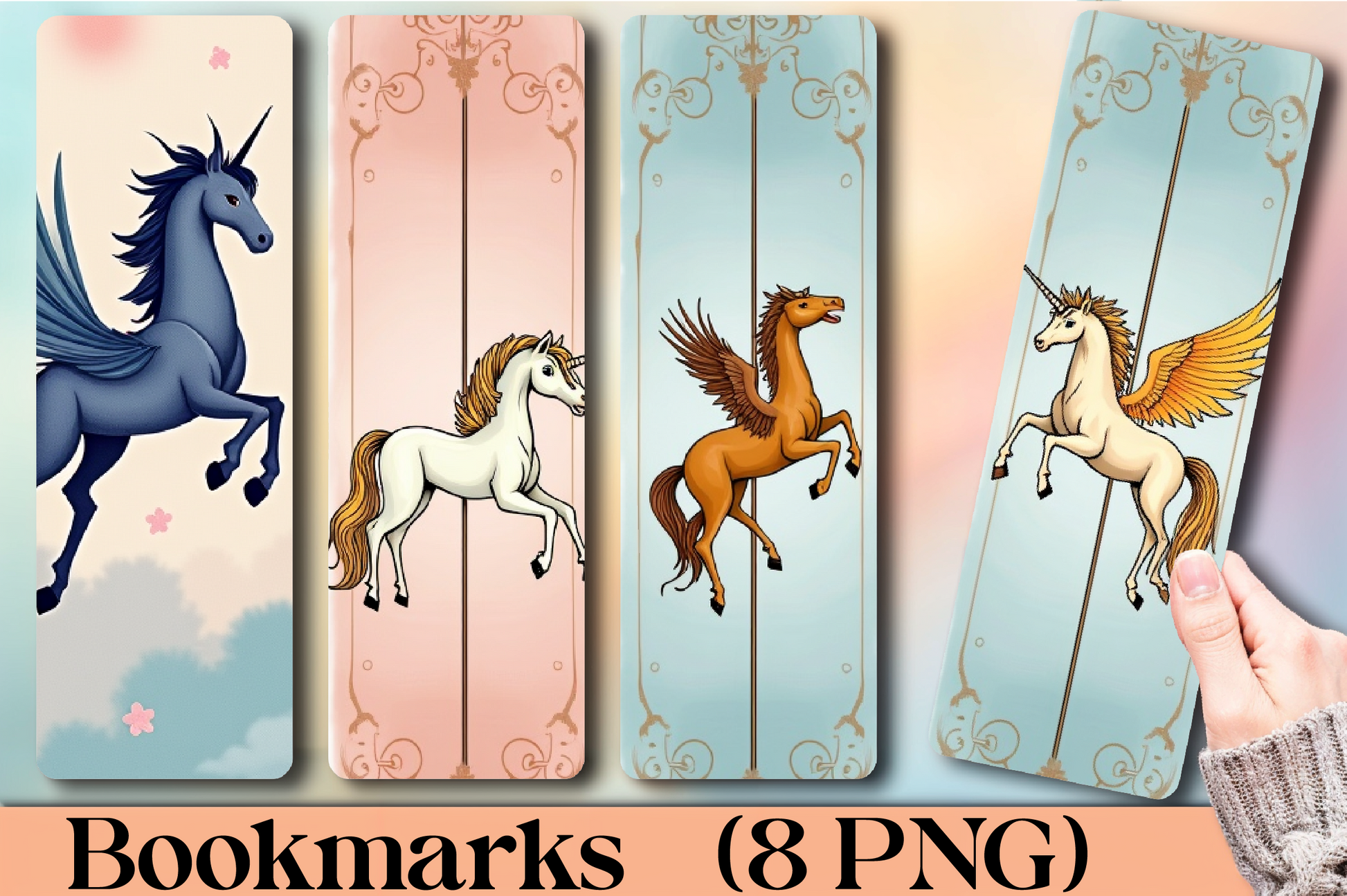 Fairytale Carousel Bookmark Journal - CraftNest - Digital Crafting and Art