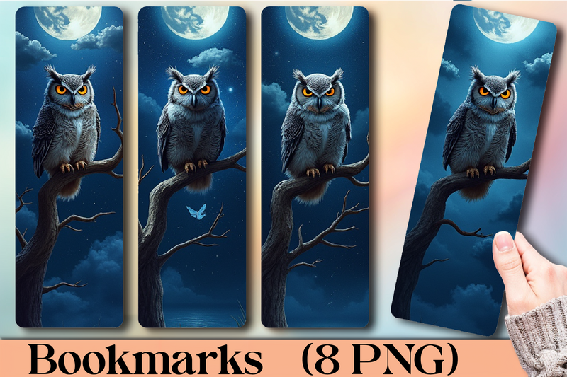 Magical Owl Wisdom Bookmark Journal 1 - CraftNest - Digital Crafting and Art