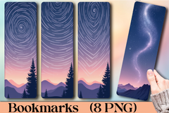 Glittering Star Trail Bookmark Journal - CraftNest - Digital Crafting and Art