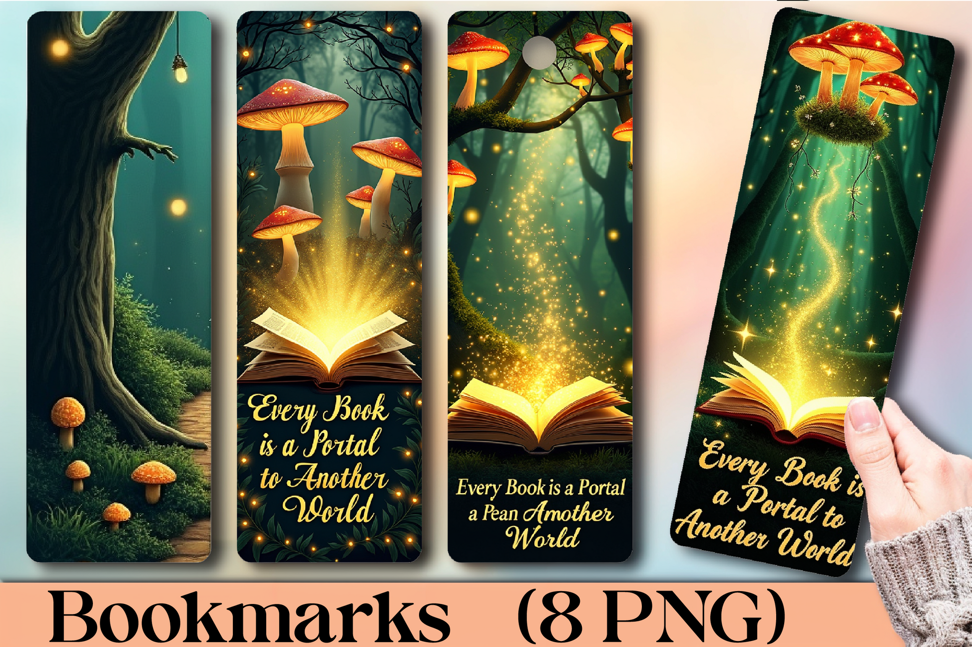 Forest Fantasy Bookmark Journal - CraftNest - Digital Crafting and Art