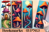 Mushroom Village Bookmark Journal