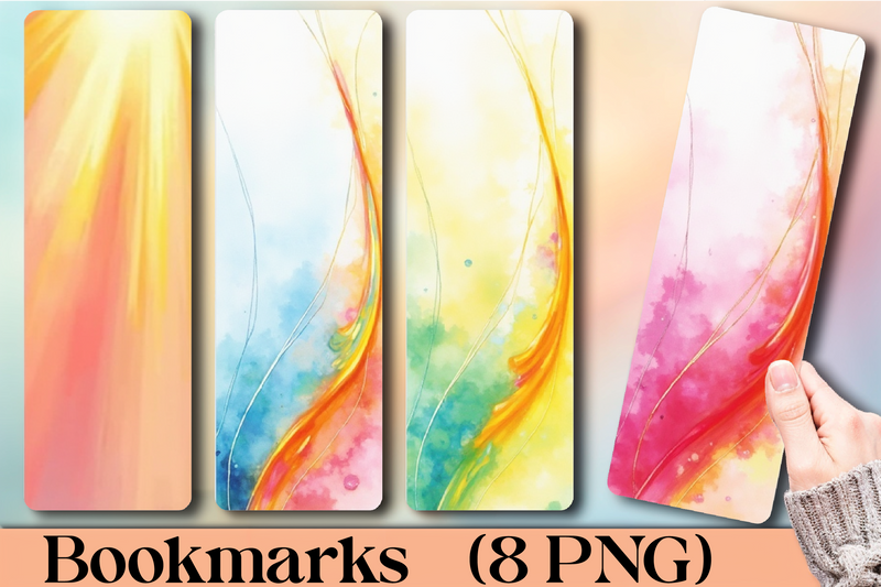 Rainbow Prism Reflection Bookmark - CraftNest - Digital Crafting and Art