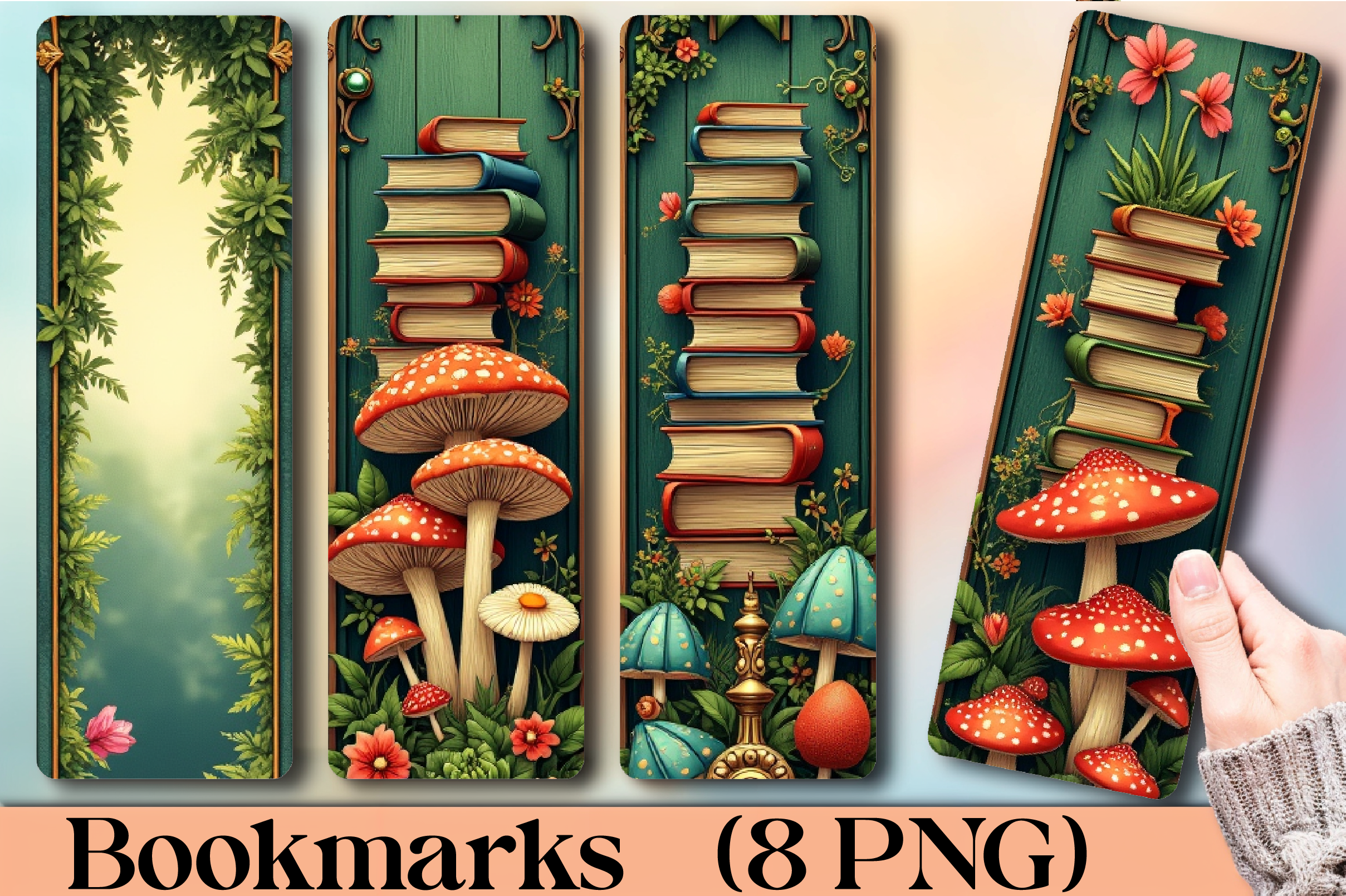 Secret Garden Gate Bookmark Journal - CraftNest - Digital Crafting and Art
