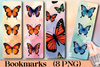 Colorful Butterflies Bookmark Journal