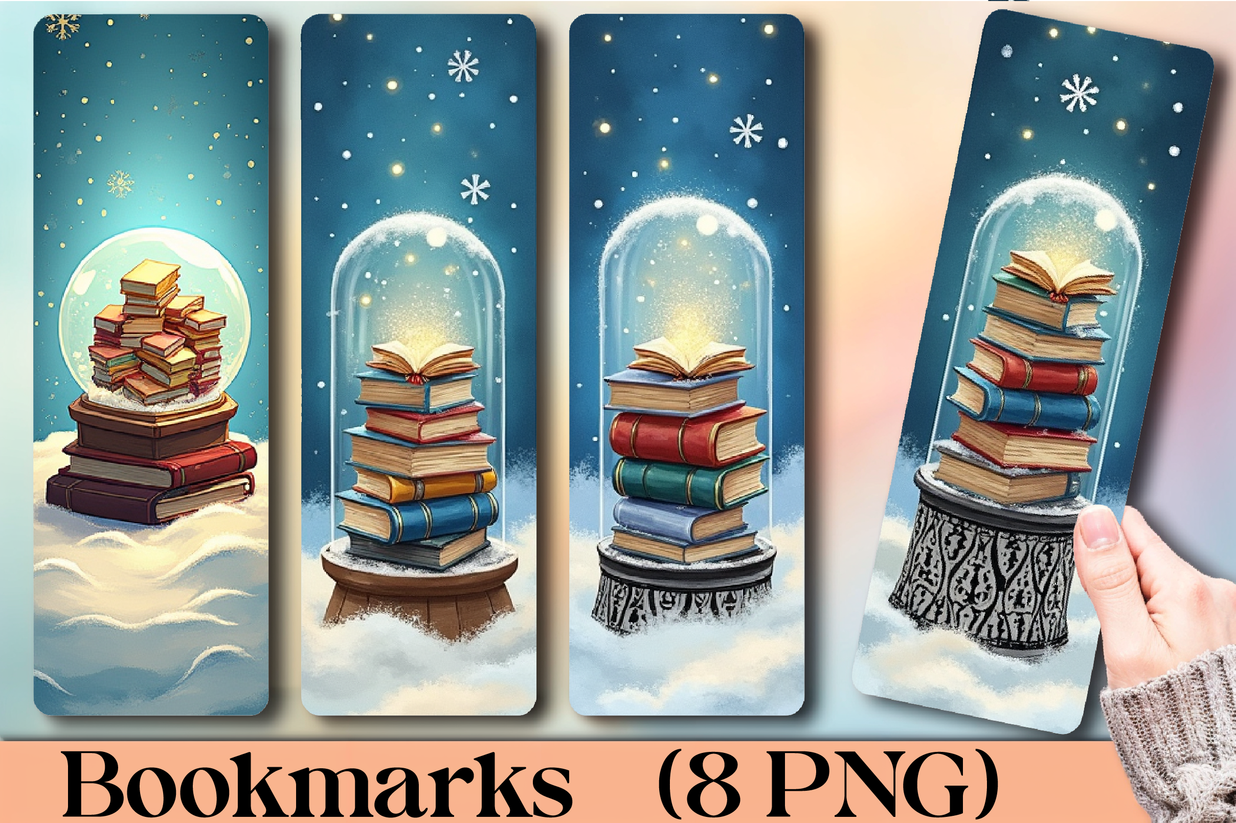 Snow Globe Stories Bookmark Journal - CraftNest - Digital Crafting and Art
