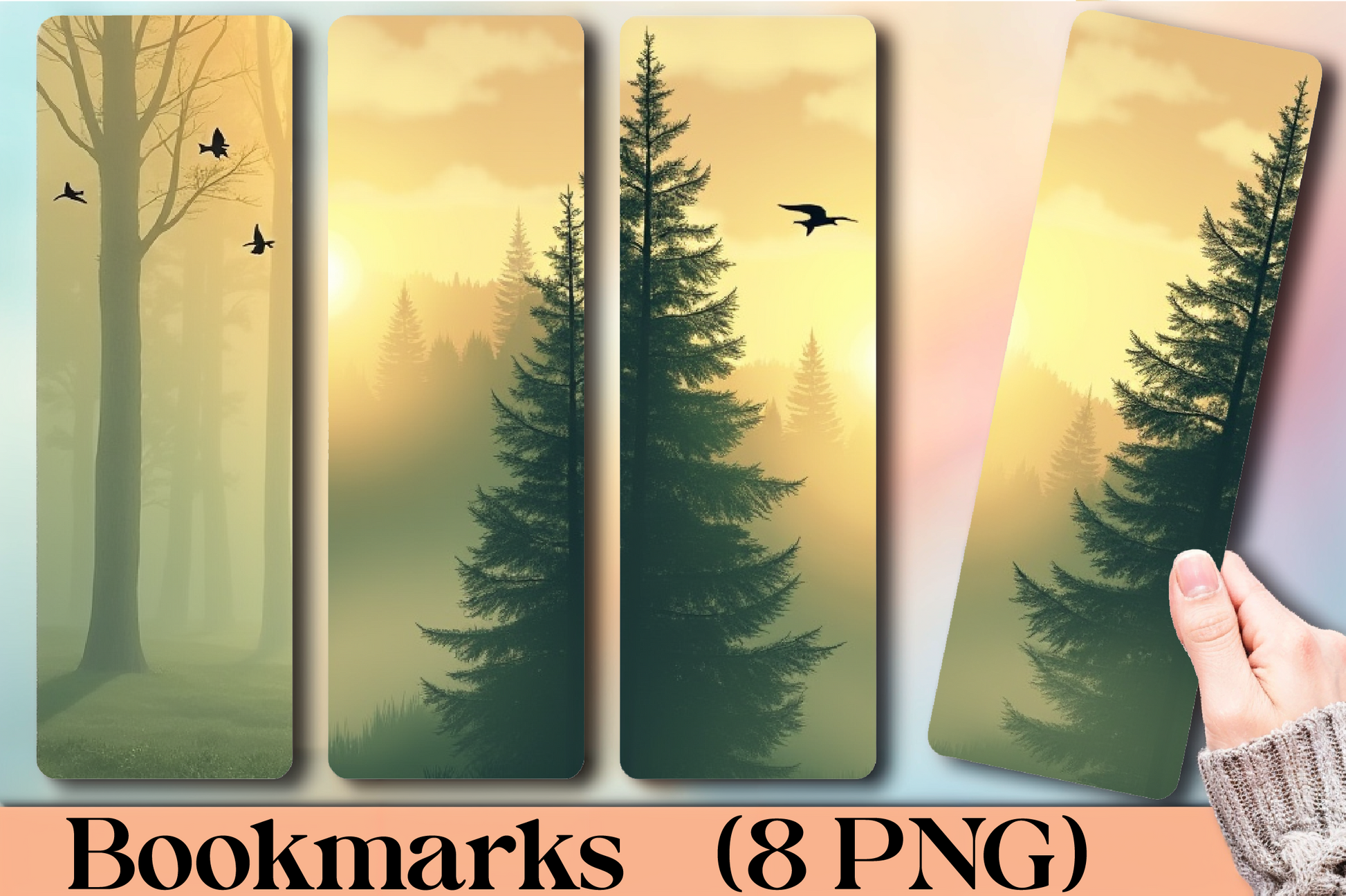 Forest of Words Bookmark Journal - CraftNest - Digital Crafting and Art