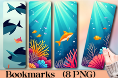Ocean Coral Reef Bookmark Journal - CraftNest - Digital Crafting and Art
