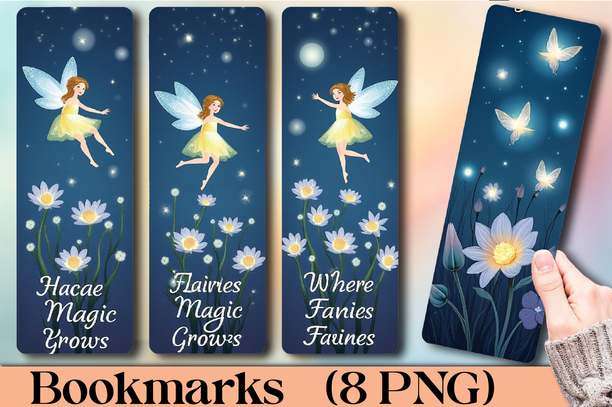 Fairy Dance Bookmark Journal - CraftNest - Digital Crafting and Art