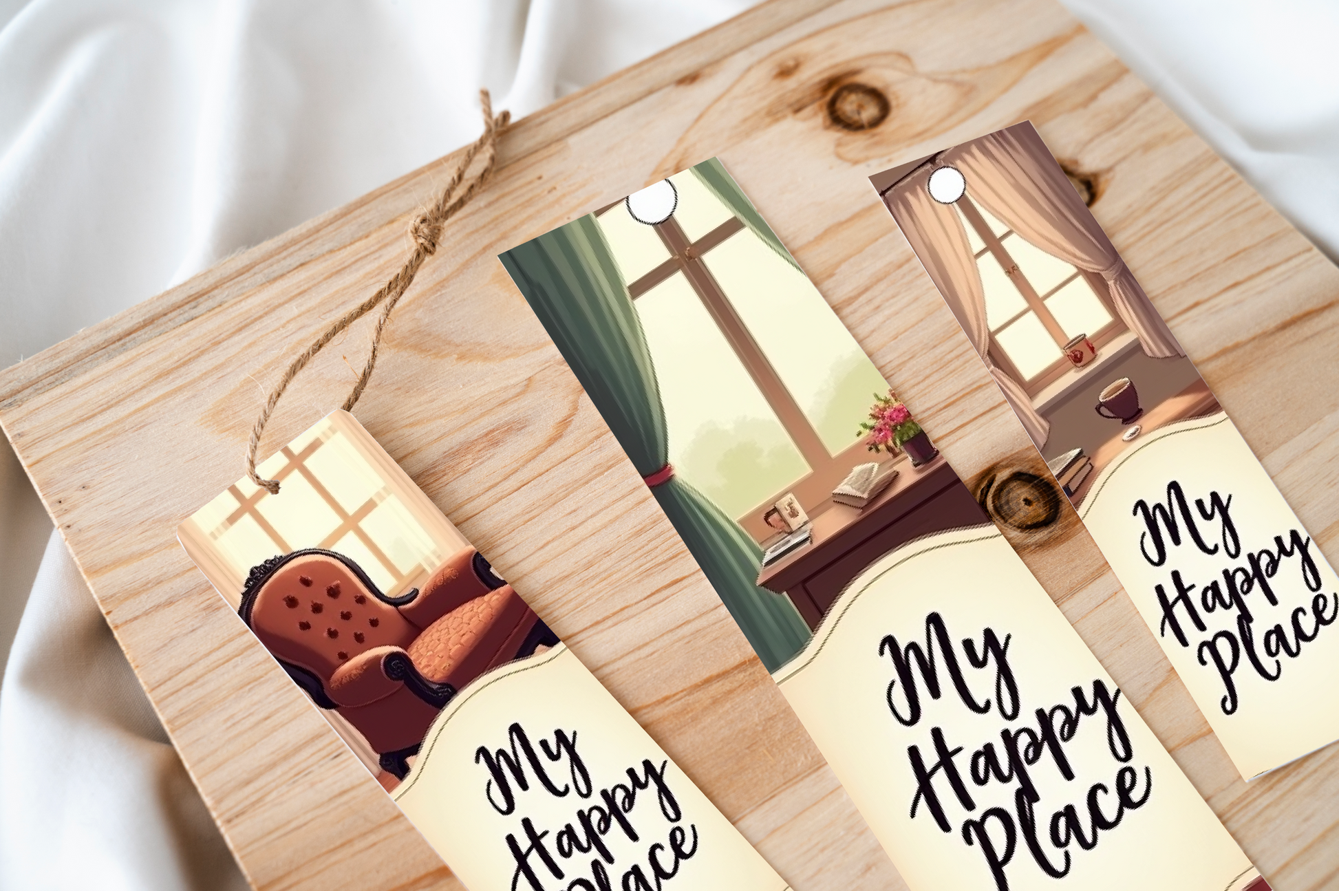 Cozy Reading Nook Bookmark Journal - CraftNest - Digital Crafting and Art