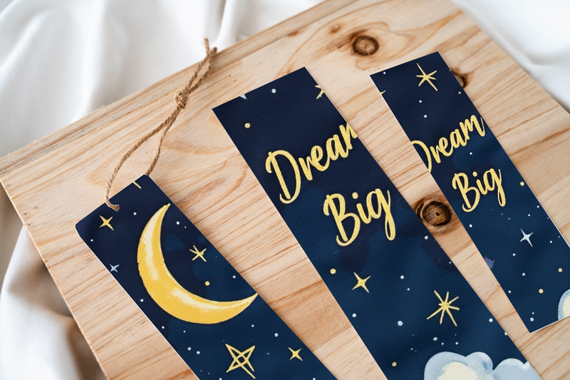 Celestial Moon & Stars Bookmark Journal - CraftNest - Digital Crafting and Art