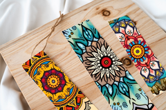 Vibrant Mandala Bookmark Pattern - CraftNest - Digital Crafting and Art