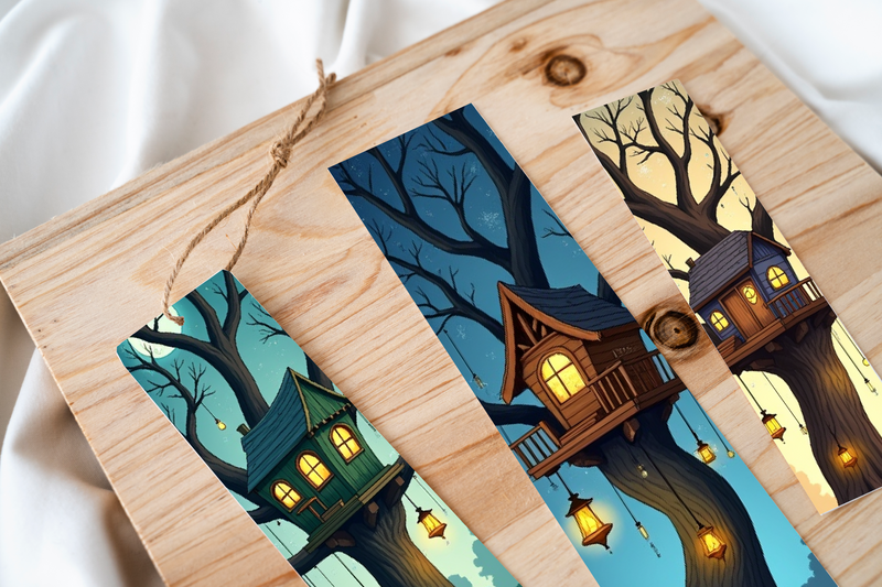 Enchanted Treehouse Bookmark Journal - CraftNest - Digital Crafting and Art