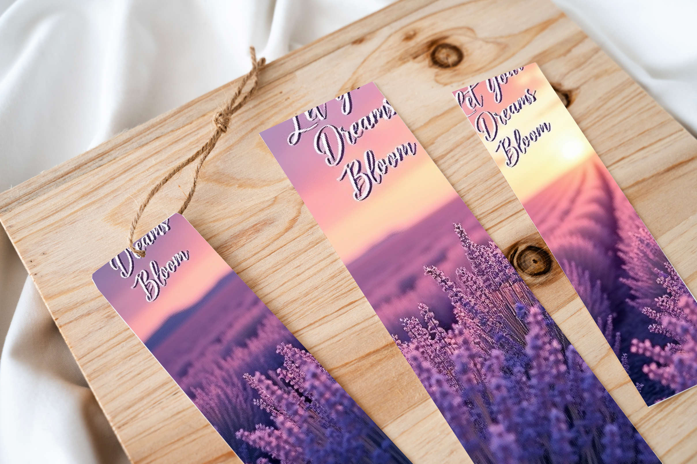 Lavender Fields Bookmark Journal - CraftNest - Digital Crafting and Art