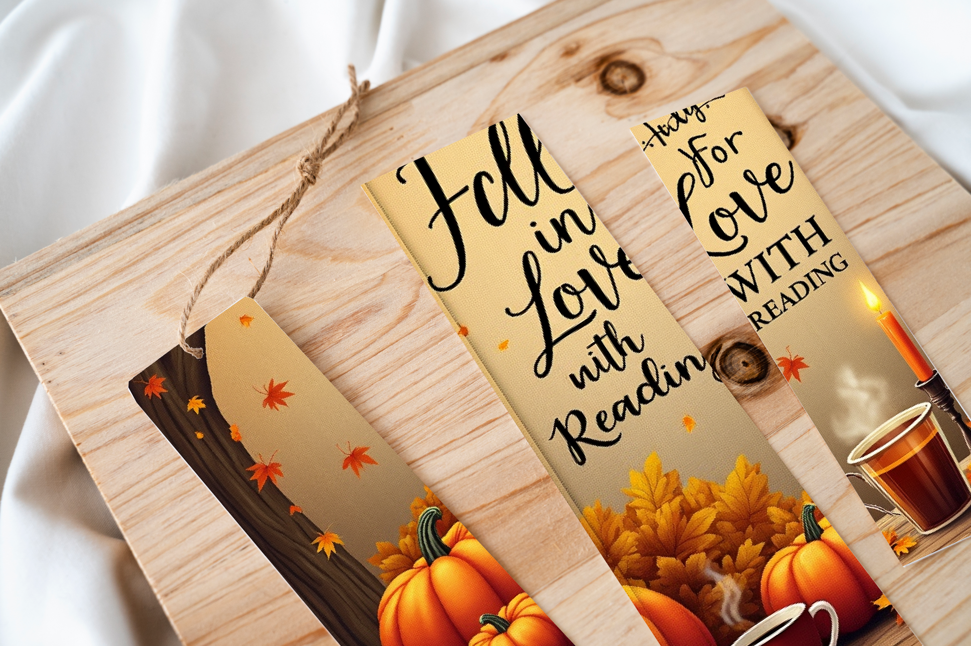 Autumn Harvest Charm Bookmark - CraftNest - Digital Crafting and Art