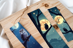 Magical Owl Wisdom Bookmark Journal - CraftNest - Digital Crafting and Art