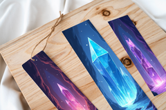 Crystal Cavern Bookmark Journal - CraftNest - Digital Crafting and Art