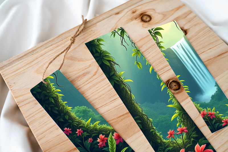 Tropical Jungle Adventure Bookmark Journal - CraftNest - Digital Crafting and Art