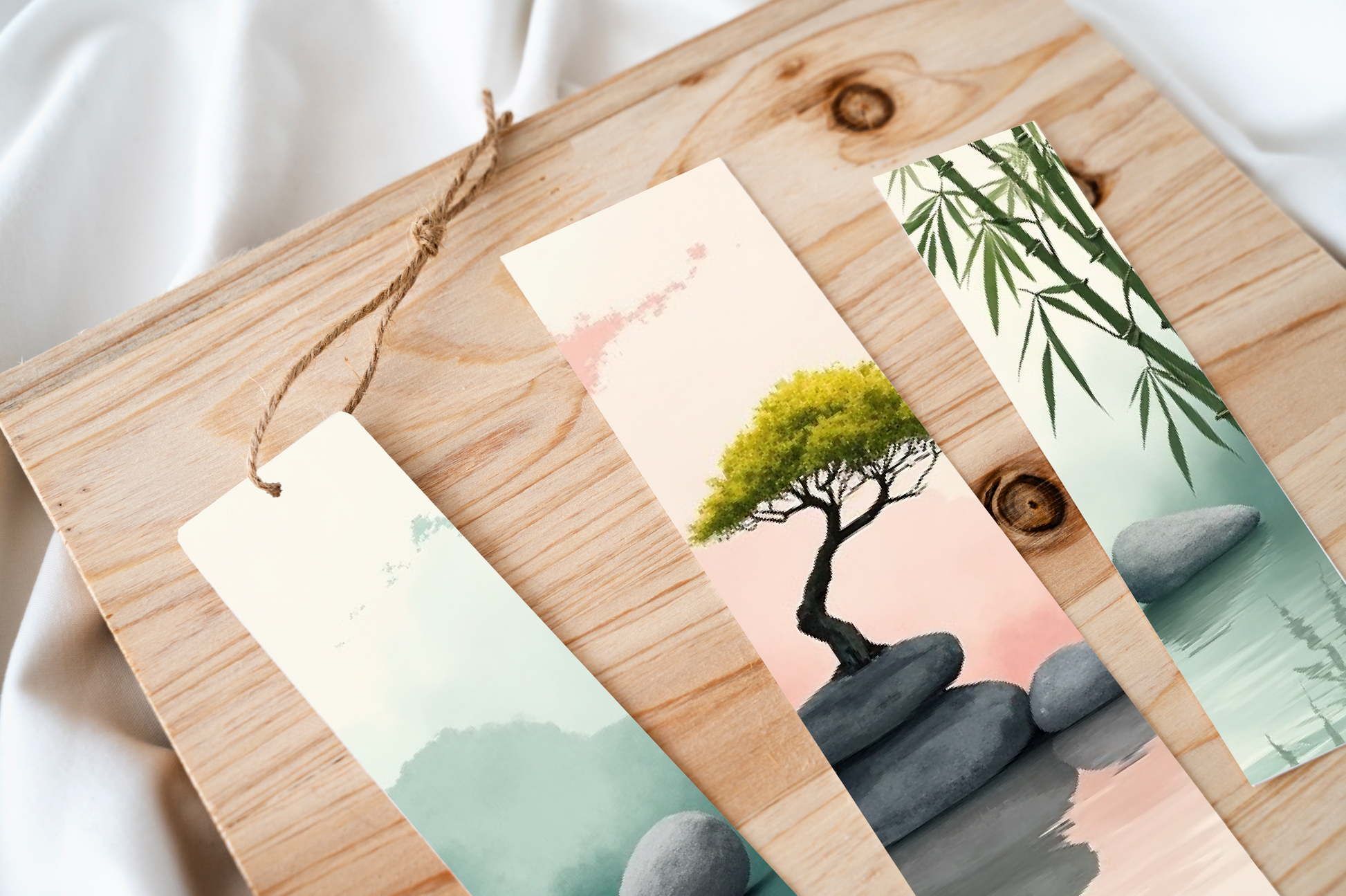 Japanese Zen Garden Bookmark Journal - CraftNest - Digital Crafting and Art