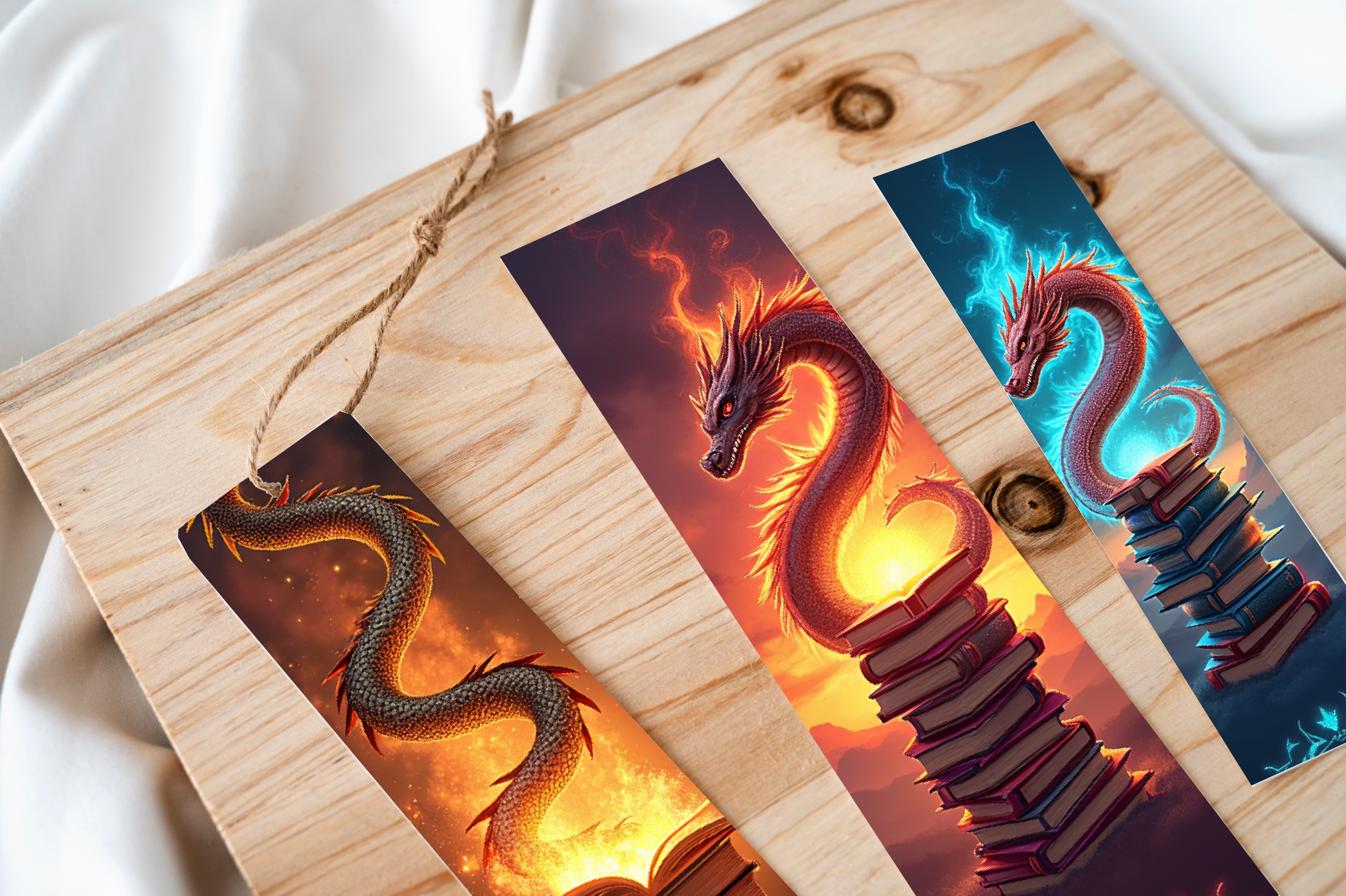 Mystical Dragon Hoard Bookmark Journal - CraftNest - Digital Crafting and Art
