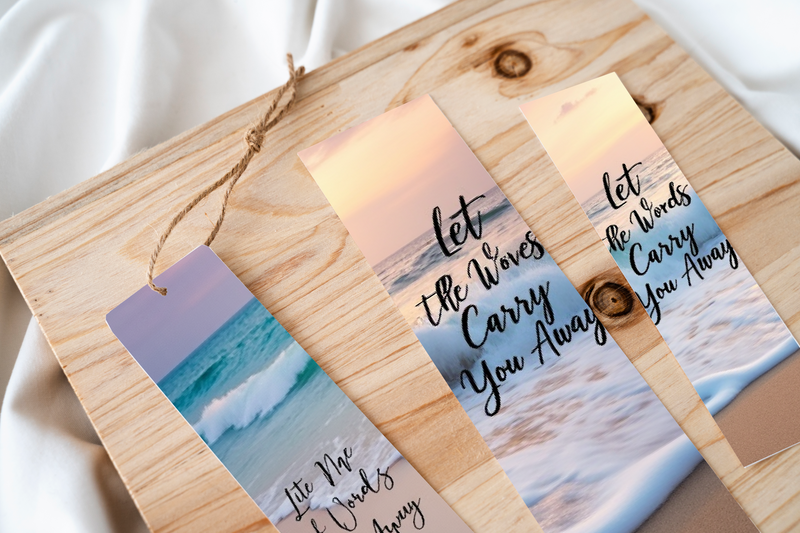Ocean Breeze Serenity Bookmark Journal - CraftNest - Digital Crafting and Art