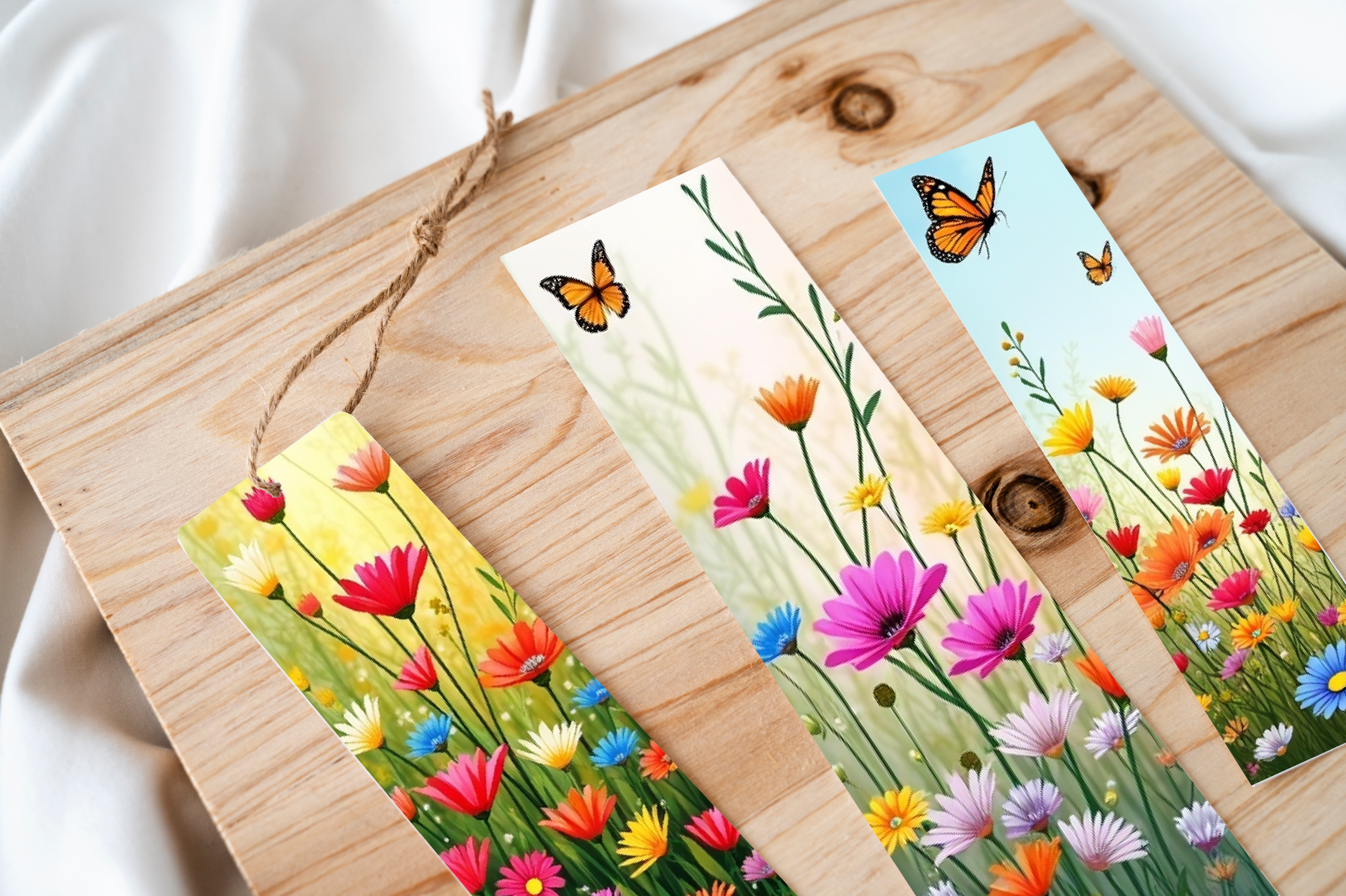 Wildflower Butterfly Bookmark Journal - CraftNest - Digital Crafting and Art