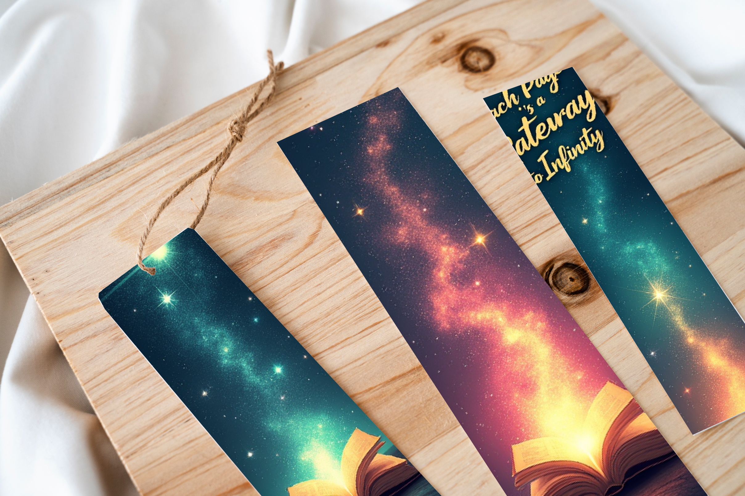 Cosmic Book Portal Bookmark Journal - CraftNest - Digital Crafting and Art