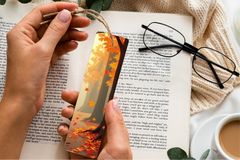 Autumn Walk Bookmark Journal - CraftNest - Digital Crafting and Art