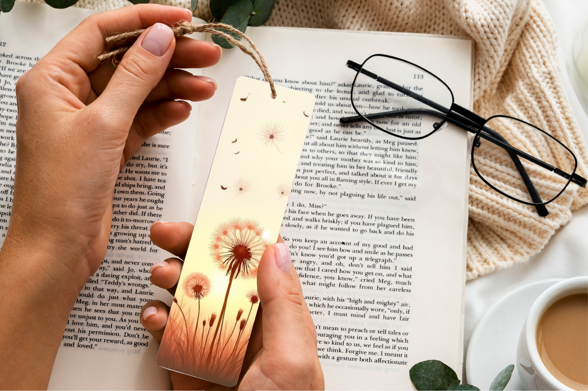 Dandelion Wishes Bookmark Journal - CraftNest - Digital Crafting and Art