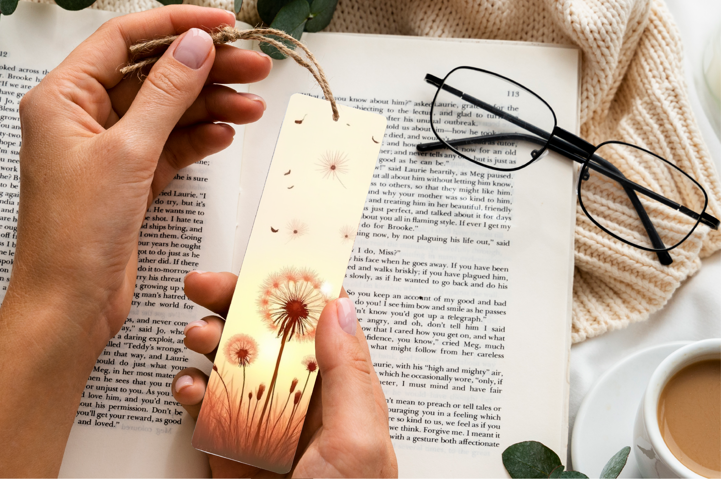 Dandelion Wishes Bookmark Journal - CraftNest - Digital Crafting and Art