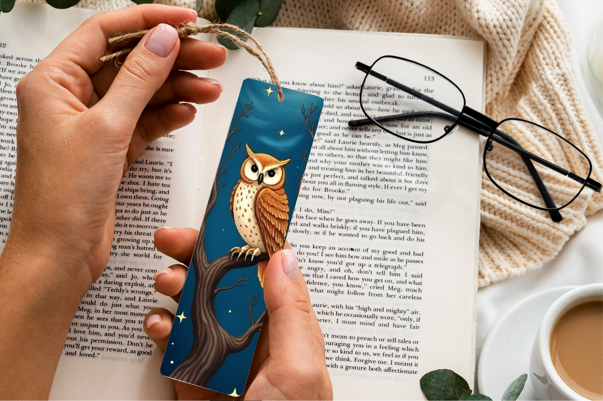 Magical Owl Wisdom Bookmark Journal 1 - CraftNest - Digital Crafting and Art