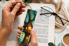 Enchanted Treehouse Bookmark Journal - CraftNest - Digital Crafting and Art