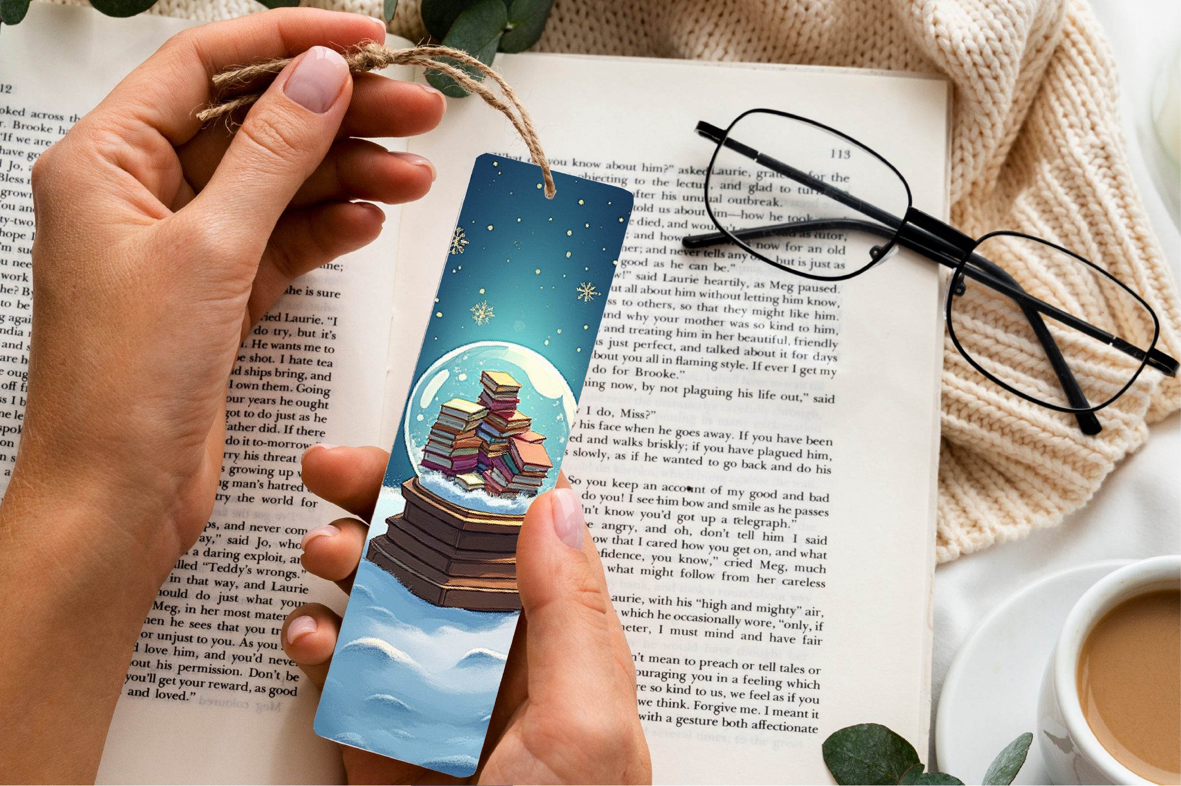 Snow Globe Stories Bookmark Journal - CraftNest - Digital Crafting and Art